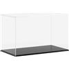 vidaXL Scatola Espositiva Trasparente 31x17x19 cm in Acrilico