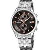 Festina Orologio Uomo Acciaio 316L Argento - Cronografo Quarzo, Data, Vetro Minerale - F6854/7 Timeless Chronograph