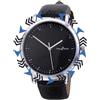 CXML&DASHE Orologio Antiorario - Lancette a Rotazione Inversa, Numeri Retrograde, Movimento Quartz non convenzionale Inverso (Design Invertito Originale, Orologio Eccentrico)
