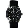 MWC Classic 1960s Pattern Automatico Acciaio Nero Grigio Data NATO Zaffiro Orologio Uomo