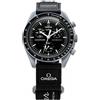 Swatch Omega Mission to The Moon Speedmaster nero, moderno, Nero , Moderno