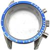 ROUREOX 40MM Acciaio Inossidabile Cassa Orologio, Movimento Quarzo VK63 Cassa Sostituzione, Accessori Orologio Modificato Cronometro Multifunzionale per Omega Speedmaster Collection-6