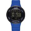 Forrader Orologio digitale da uomo, ultra sottile, minimalista, sportivo, impermeabile, con display grandangolare, cinturino in gomma, orologio da polso per uomo e donna, Blu scuro, Classico
