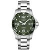 Longines orologio uomo HydroConquest verde 43mm automatico acciaio L3.782.4.06.6