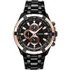 Curren 8023 Orologio al quarzo impermeabile da uomo in acciaio inossidabile, Moderno