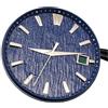 HRTUFN WCC00816 Quadrante dell'orologio NH35, lancette, quadrante da 33,5 mm, accessori for orologi for movimento NH36(Navy blue with hands)