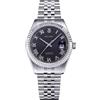 FTEOXLC Baltany NH35 - Orologio automatico da uomo, 39 mm, con numeri romani, cinturino in acciaio, impermeabile