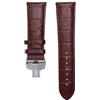 Moonbaby 18/19/20/21/22/23/24/26/28mm da uomo in vera pelle assorbimento del sudore cinturino a sgancio rapido per orologio al quarzo, orologi meccanici