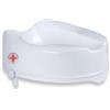 REMEDIA ONE - Rialzo WC per Anziani senza Coperchio, Alzata per Wc Regolabile, Alzawater per Protesi Anca, Seduta Ergonomica - Bianco, 14 cm