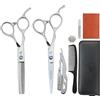 ATRIXU NA 5.5/6.0 Forbici per Capelli a Sinistra a Sinistra Forbici per Parrucchiere a mancina Forbici mancine per Le cesoie Lefty Barber Shaver Razor (Size : 5.5 inch)