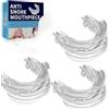 Generico Dispositivo di protezione della bocca anti russamento, paradenti regolabile per russare, dispositivi anti russamento per l'apnea del sonno, ausili per smettere di russare (3PCS)
