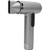 LICAEVEY Asciugacapelli Ricaricabile Ricaricabile in Cordone - Pompino Portatile da 200 W con Ugello, Batteria Silenziosa da 15.000 MAh per Viaggi, Dormitorio e Uso Domestico (SILVER)