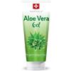 SwissMedicus Aloe Vera gel - 200 ml - Naturale, Viso - Corpo e capelli - Ideale per riparazioni da scottature solari - Eruzioni cutanee - Estratto di succo di aloe vera al 100%, 200 ml