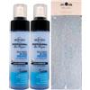 FEI FAN SET: 2x Balsamo Bi-Fase DELICATO, Con Vitamins ACEF, Ultra Morbidezza, Per Tutti i Tipi Di Capelli 200ml + Fascia Per Capelli (Colori Assortiti)