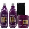 FEI FAN SET PER LA CURA DE CAPELLI ANTIGIALLO, TONALIZZANTE: Shampoo 500ml + Balsamo 500ml + Maschera 500ml + Fascia Per Capelli