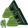 Générique Nature Triangle Shampoo Bar, Nature Seven Green Soap Shampoo, shampoo solido naturale a base di erbe, cura detergente e nutriente delicato per capelli dall'aspetto sano