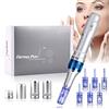 P-Beauty Cosmetic Accessories P-Beauty - Dispositivo elettrico A6 Dermapen - Microneedling anti-invecchiamento, ringiovanimento della pelle, cicatrici da acne, macchie di pigmento - Profondità di lavoro regolabile -2,5 mm