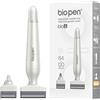 P-Beauty Cosmetic Accessories P-Beauty Derma Stamp Pen BIO4 - Microneedling Dispositivo - Dermapen con 2 attacchi 64 & 120 aghi, profondità ago regolabile 0-3 mm - Mesoroller per rughe, cicatrici, pori, anti-invecchiamento