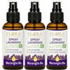 FLORA Spray Mani Lavanda, 3 Pz da 30 ml, Meraviglia Blu BIO-COSMOS-BDIH - Tre varietà di oli essenziali puri 100%