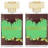 Generico Profumo al cioccolato di Dubai, profumo al pistacchio della tavoletta di cioccolato per diffusori, profumi Aromaa per donne e uomini, senza alcool (2PCS)