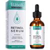 P-Beauty Siero di retinolo per il viso, vitamina E e acido ialuronico, anti-invecchiamento, antirughe, cura della pelle del viso, per una pelle radiosa e uniforme, siero facciale biologico e vegano,