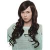 WIG ME UP - Parrucca Donna Lunga Mix Castano scuro Splendidi Leggeri ricci 3433-2T33