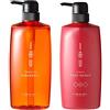 Lebel IAU Cleansing Clearment Hair Shampoo 600ml & Lebel IAU Cream Silky Repair Hair Treatment 600ml Set (Green Tea Set)