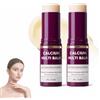 YUNFAN Balsamo Multiuso Volume Al Calcio,Stick Idratante Coreano Al Collagene,Avanzato Stick Antirughe,Crema Idratante E Riparatrice Intensiva,Adatta Per Labbra,Occhi,Collo E Viso (2)