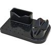 pumpumlia 24 fori chiodi trapano macchina & bit display scatola di immagazzinaggio chiodi trapano macinazione bit titolare scatola manicure strumento organizzatore strumenti professionali e custodia scatola di