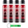 Beni Culinari 4 deodoranti MALIZIA Donna Chérie Seduction Profumo, deodorante spray da donna, 100 ml + portachiavi Beni Culinari 0