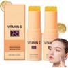 JIAOY Bastone siero di vitamina C per viso e corpo siero sbiancante e idratante - Il bastone multi-balsamo bilancia il tono della pelle, rimuove le macchie scure (2 pezzi)