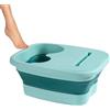 Generico per pediluvio - 40x32x17 cm, pediluvio pieghevole, materiale di qualità | pieghevole per pedicure lenitiva per la cura dei piedi, vaschetta per pedicure per spa domestica, recupero p