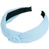 Blausky 1 pezzo cerchietto per capelli da donna, fascia per capelli con nodo intrecciato, fasce per capelli vintage con nodi annodati, fascia per la fronte ampia in tessuto retrò, accessori per