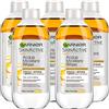 Garnier SkinActive Acqua Micellare Bifase per Trucco Waterproof ad Azione Struccante Detergente Idratante Senza Risciacquo per Viso Occhi Labbra con Formula Senza Profumo - 5 Flaconi da da 400ml
