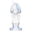 Generisch Furina Perucken Genshin Impact Perucke Parrucca lunga blu bianca anime Cosplay capelli ragazze donne bambini adolescenti adulti wig Halloween