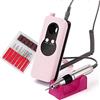 openspaceshop Fresa unghie portatile 35000 giri ricaricabile manicure pedicure nail art M6