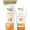 Garnier Ambre Solaire Hydra 24h Protect Latte Protettivo Idratante SPF 30 e SPF 50+ Protezione Solare contro Raggi UVA UVB Assorbimento Rapido Resistente all'Acqua con Vitamina C