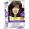 L'Oreal Paris L'Oréal Paris Colorazione Permanente per Capelli con Risultato di Colore, 100% Copertura dei Capelli Bianchi, Set con Colorazione, Shampoo e Crema Cura, Excellence Cool Creme, Nr. 4.11 Ultra Castano