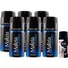 FEI FAN Deodorante Uomo, Profumo D'Intesa, SKYLINE 150ml (6 Spray) + Deodorante Da Viaggio BLACK&WHITE Invisible Original 35ml