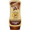 Australian Gold Lozione Sunscreen con abbronzante Kona Coffee Infuso SPF 30, 8oz | Spettro largo | Resistente all'acqua