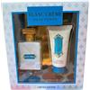 Generico Set Regalo Donna Bianco latte, Eau de Parfum Natural Spray 50ml con Body Lotion Idratante 50ml, Fragranza Dolce Latte e Vaniglia,Blanc Crème Pour Femme Limited Edition