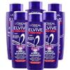 L'Oreal Paris 6x L'Oréal Paris Elvive Color Vive Purple Shampoo Anti Giallo per Capelli Biondi Decolorati e Grigi Neutralizza Sfumature Gialle e Arancioni - 6 Shampoo da 200ml ognuno