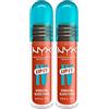 NYX Professional Makeup Lip I.V. Gloss Stain Idratante 2in1 Lipgloss e Tinta Labbra Applicatore a Goccia Formula Vegana con Vitamina B12 e Magnesio Tonalità 01 Caramel Drip - 2 Lipgloss da 5ml