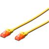 Digitus Cavo di rete Digitus RJ45 U/UTP Cat6 3.00m giallo protezione della leva [DK-1612-030/Y]