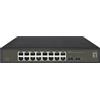Level one Switch LevelOne Gestito L2 19'' 18xRj45 16xPoE+ 2xGSFP Nero [GES-2118]