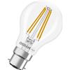 OSRAM Lampada LED Superstar forma lampadina A60 filamento dimmerabile, 2700 K bianco caldo, 5,9 W, B22d, trasparente, 806 lm, per lampade da soffitto e da terra, 15.000 ore