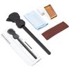 Ceprznvey Guitar Bow, Acoustic Guitar Bow, Professional Playing Tool, Strumento di supporto dispositivo, Includes Rosin Sandpaper Cloth, Performance Accessories, 7.67x1.85 Inches, Black, 1 pezzo