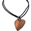 Timber Tones TIMT-PAME-NK - Collana con plettro per chitarra, colore: Ebano chiaro (singolo)