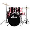 XDrum Semi 22 Standard Batteria Lipstick Red incl. Scuola, 16 TT