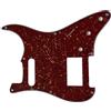 VAttea Per Fender 8 fori per vite HS Pickup Strat Guitar Pickguard (4 strati rosso tartaruga)